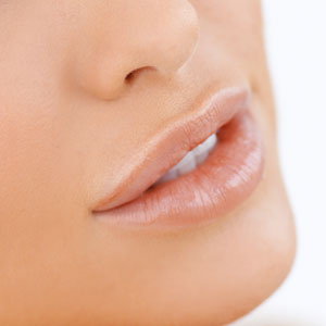 Womans lips